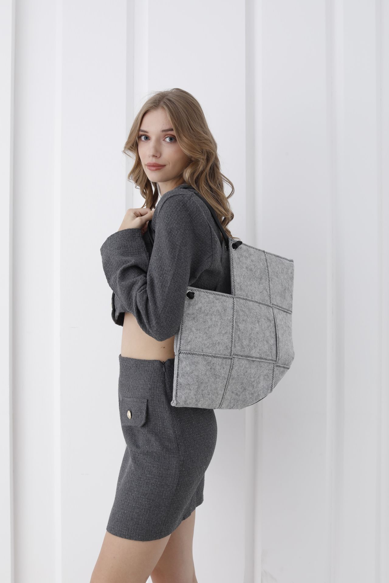 Belissh Braided Lightweight Tote Bag