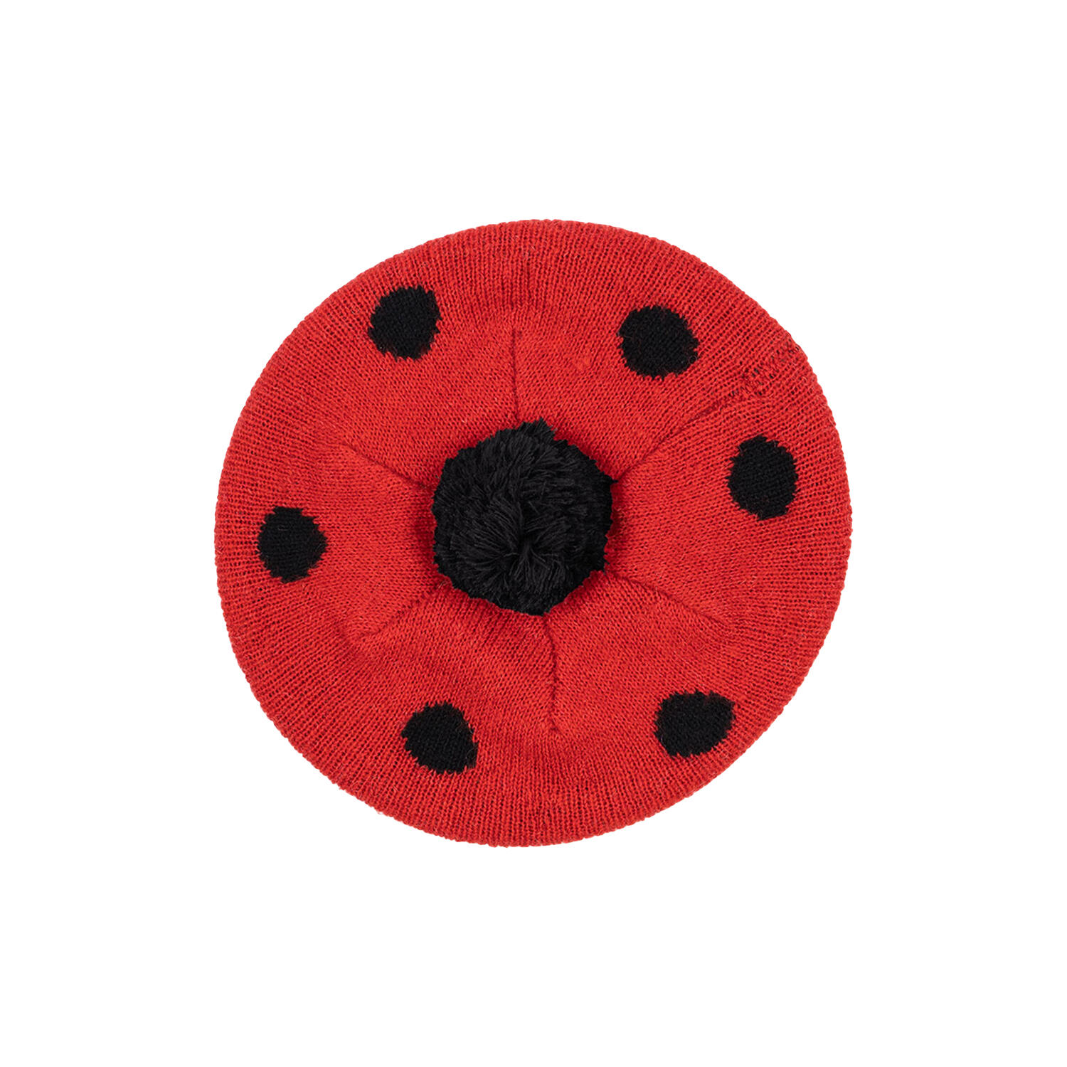 Ladybug Beret, barbados cherry