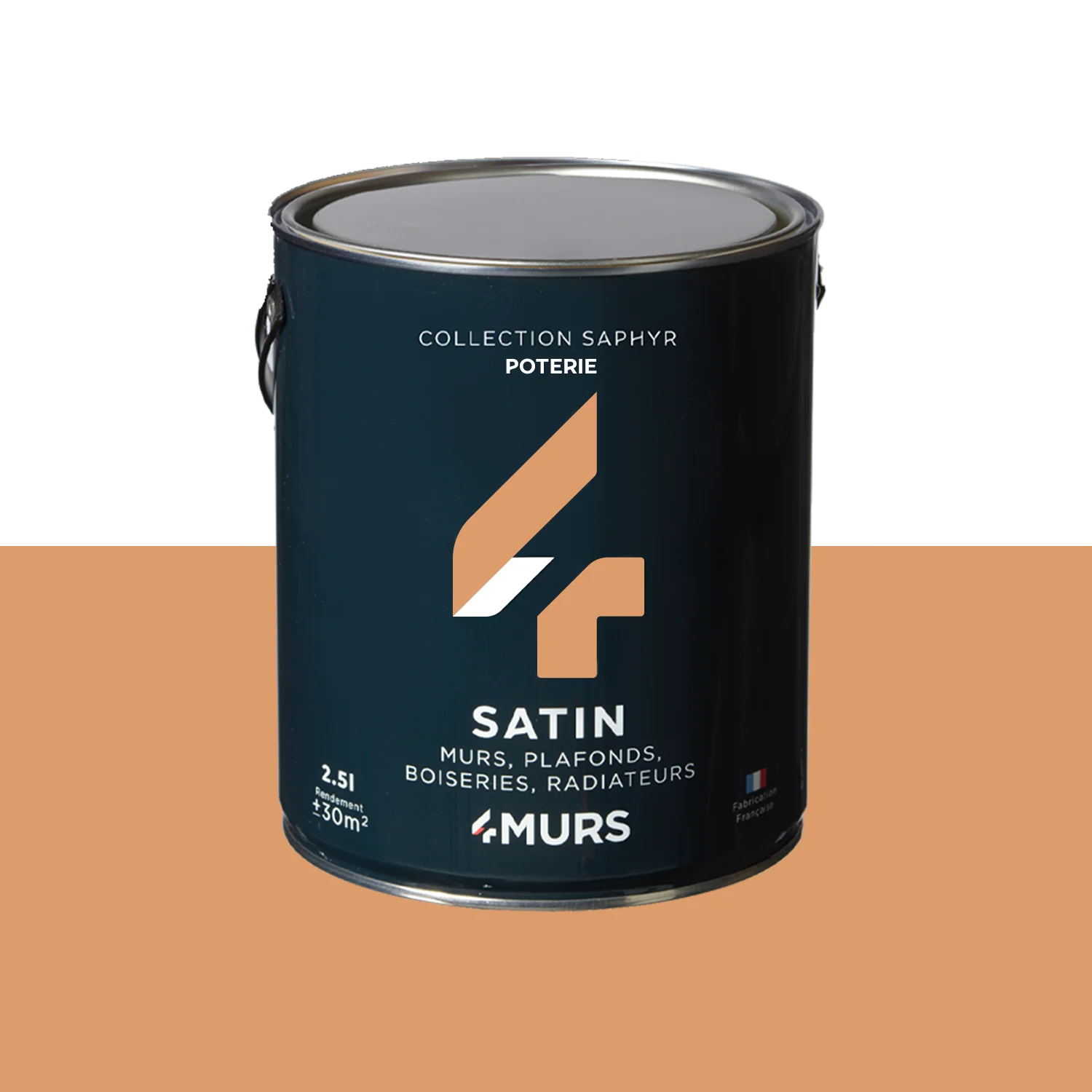 Saphyr Peinture Peinture poterie Satiné 2,5 L