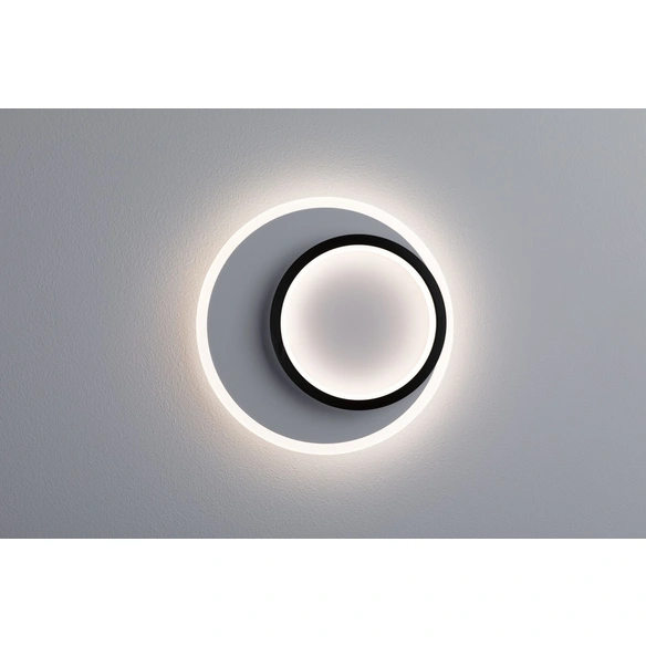 LED-Wandleuchte, WD 2Form WL LED 16,5W 240mm Weiß Schwarz 230V Acryl Metall