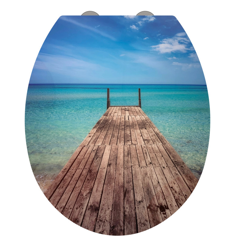 Abattant de toilette Noumea Decor ALLIBERT