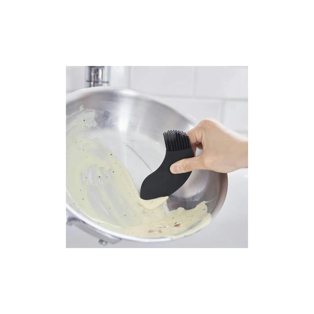 HAPPY BIRD - Pinceau et maryse en silicone noir