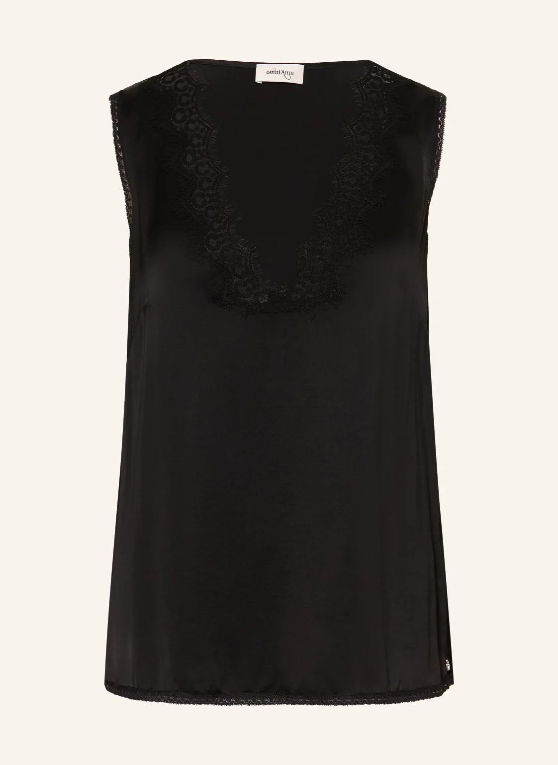 ottod'ame Satintop mit Spitze
