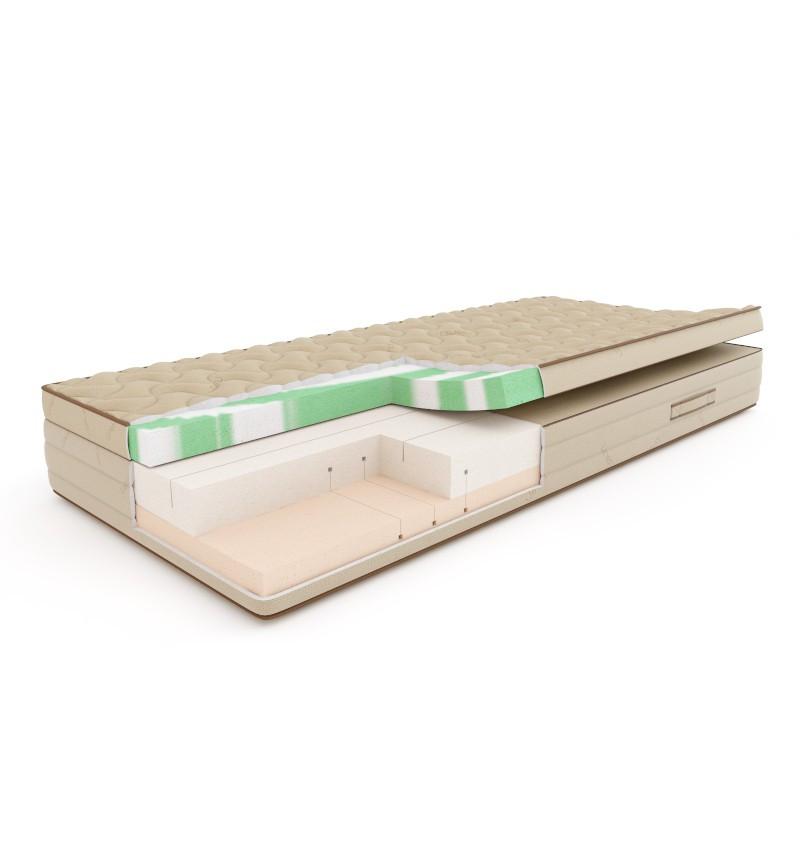 SLEEPMED NATURA PLUS - materac naturalny, piankowy