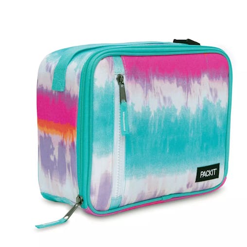 PackIt Classic Cooler Lunch Box Bag Freeze and Go - Tie Dye Sorbet