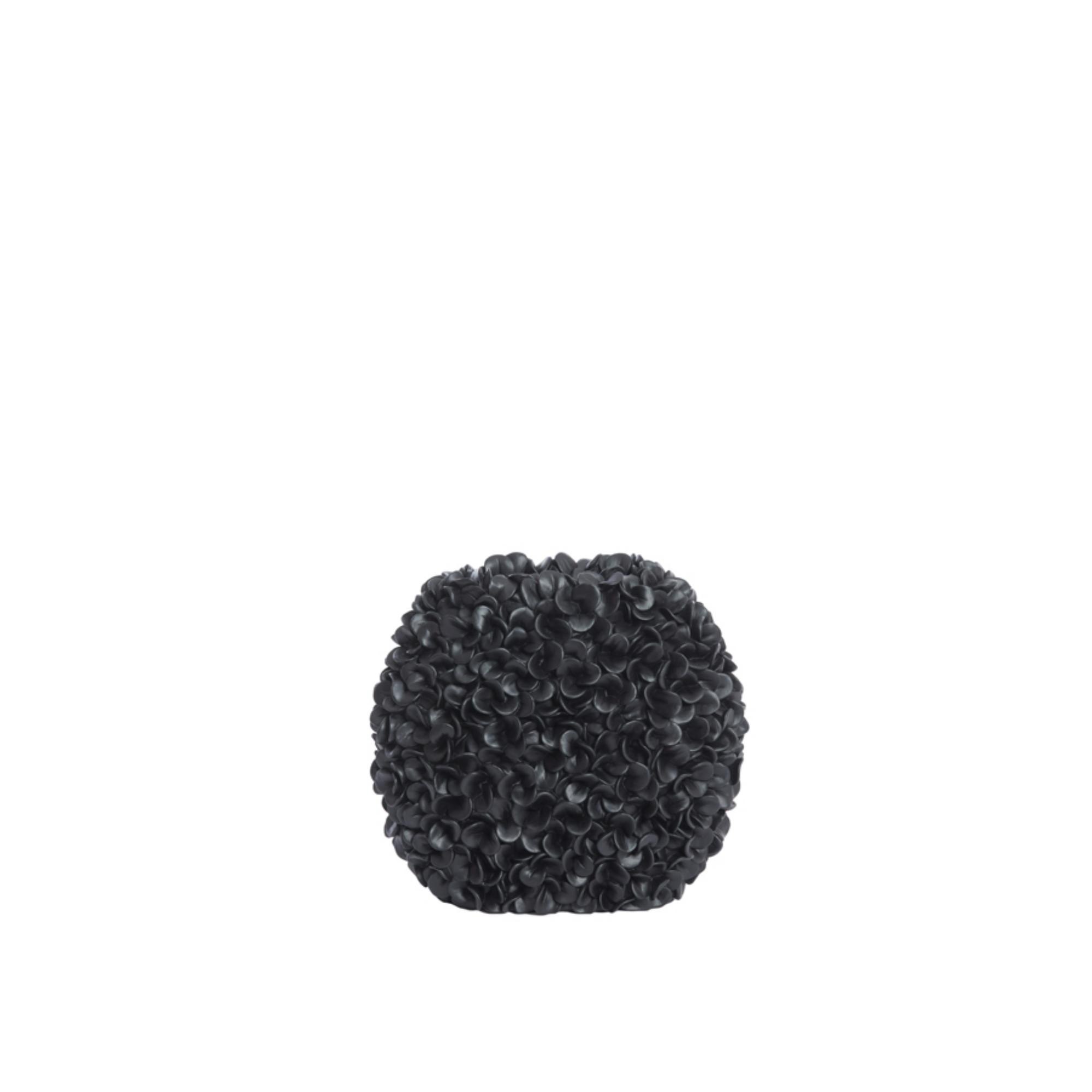 Light & Living vaas Phylia - zwart - 31.5x17x28cm