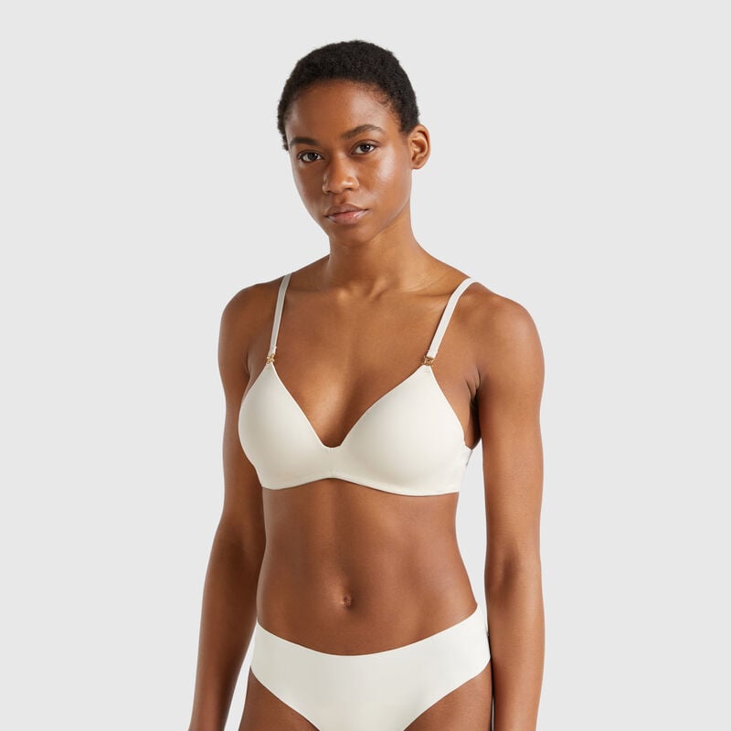 Padded triangle bra