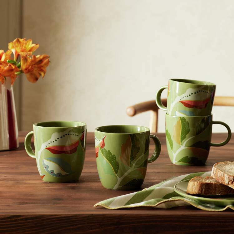 Habitat x Sanderson & National Trust Berries Mugs 4pk