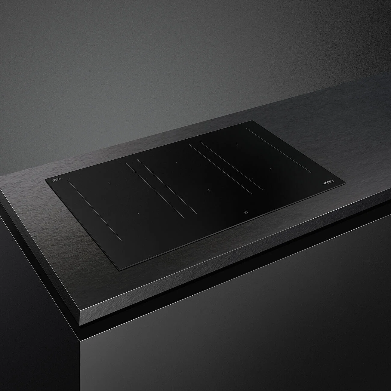 80cm Induction Auto-Vent 2.0 Hob Matte Black