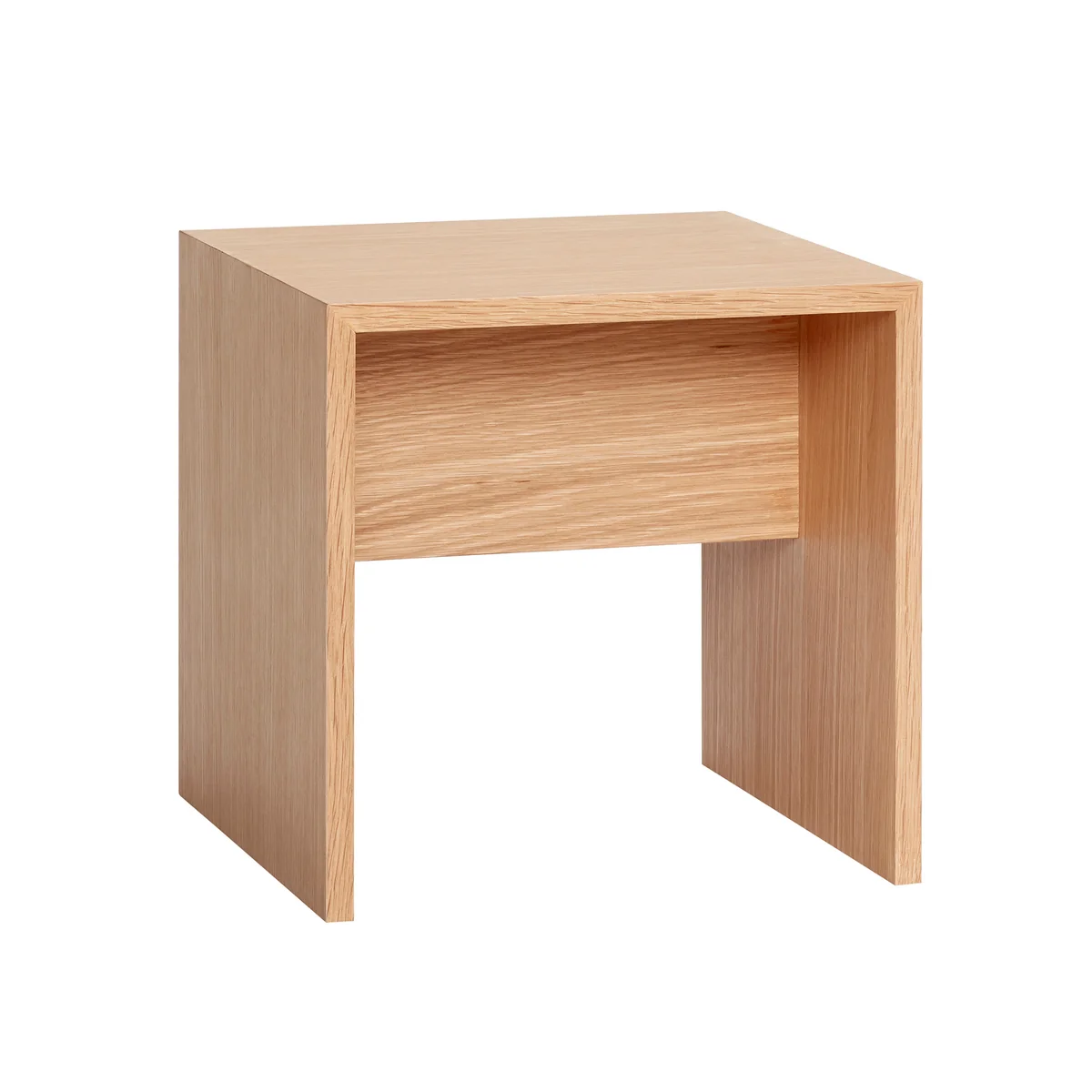 Hübsch Interior - Less Beistelltisch, 42 x 42 cm, Eiche natur