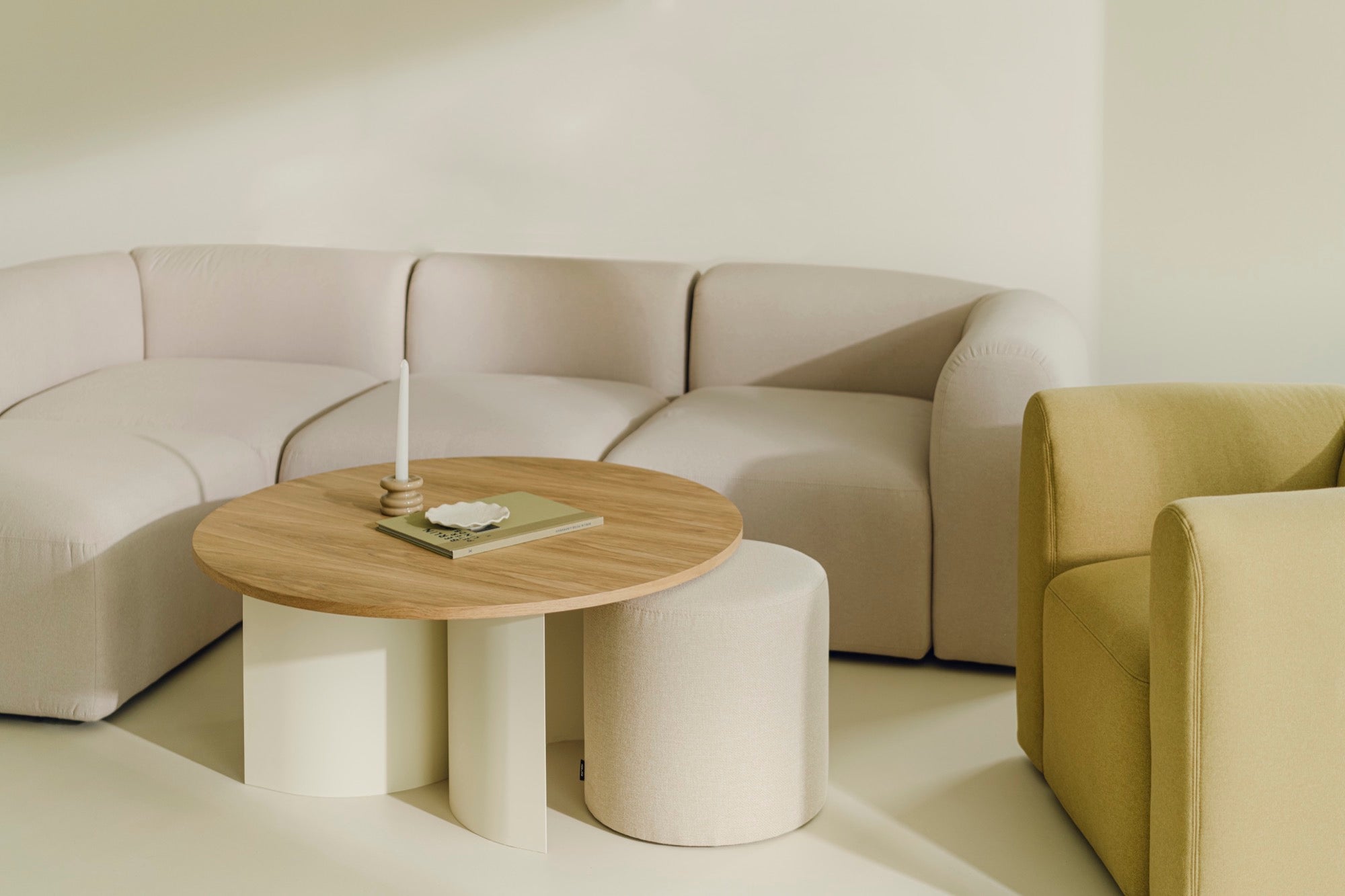 noo.ma GAVO Salontafel - Piazza Beige