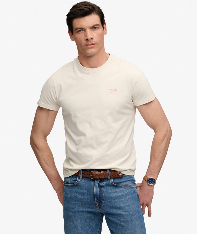 Essential Stacked Logo Embroidered T-shirt