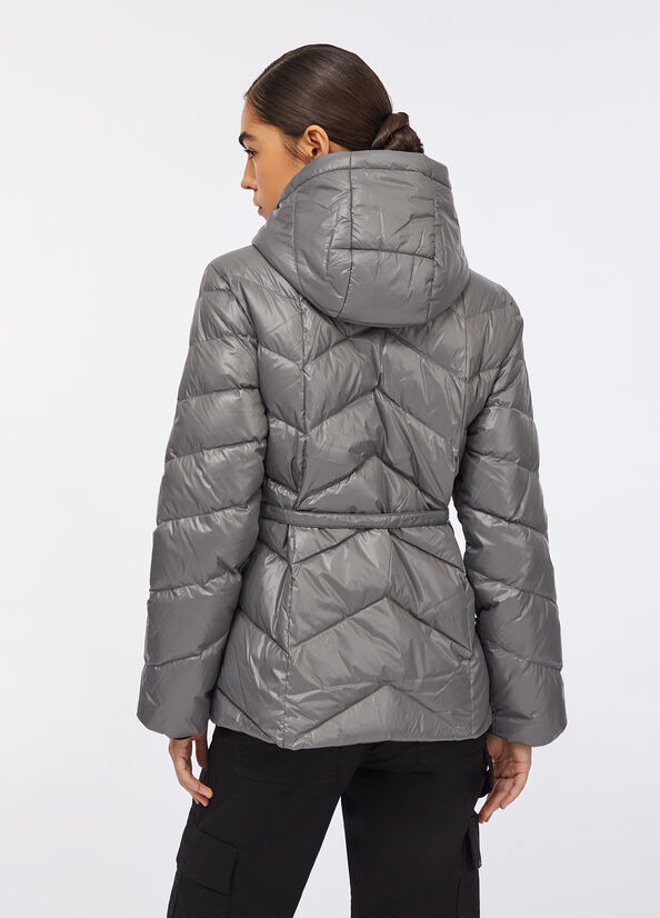 Piumino con cappuccio