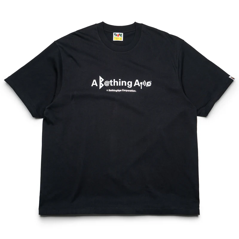 A Bathing Ape Symbol Logo Tee - Black