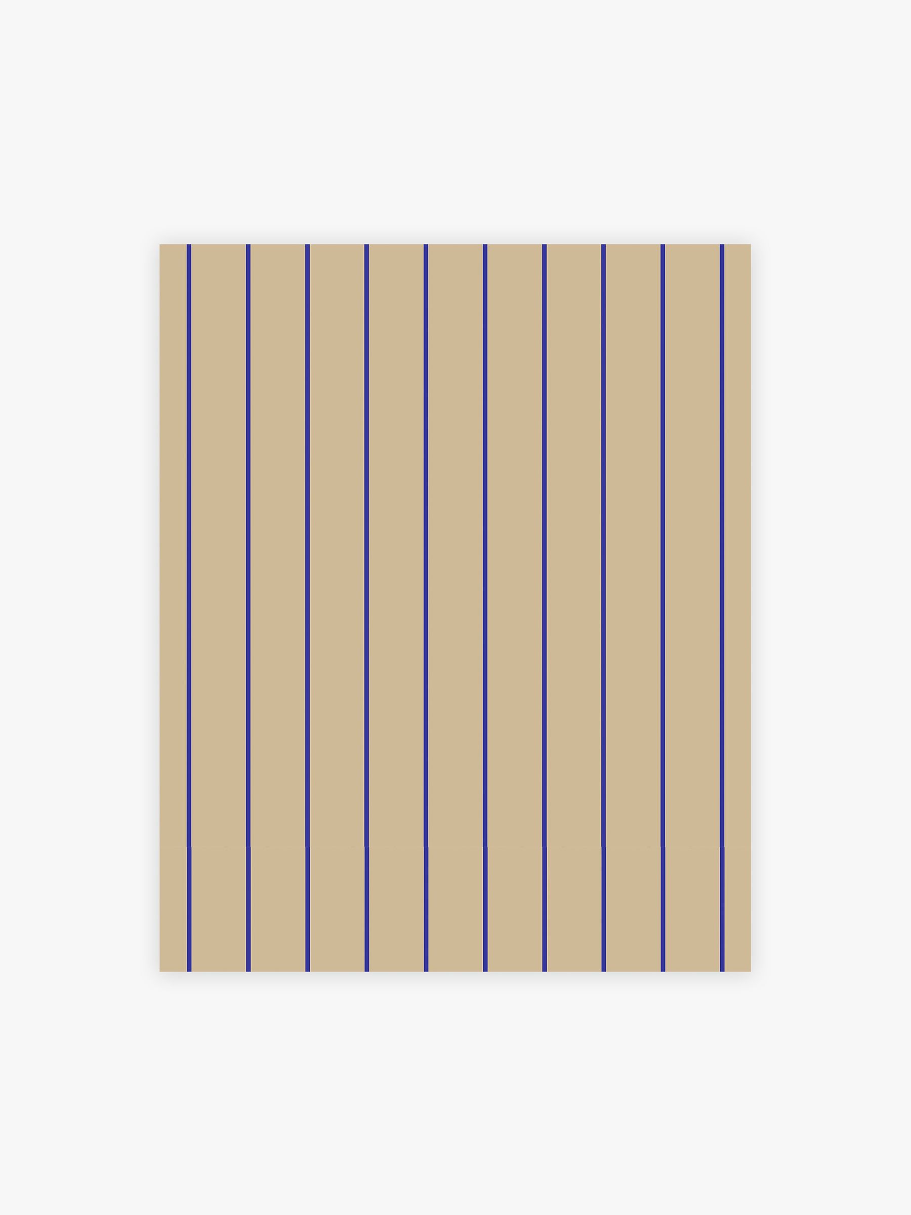 Kyria Stripe 10M Wallpaper in Neutral Blue