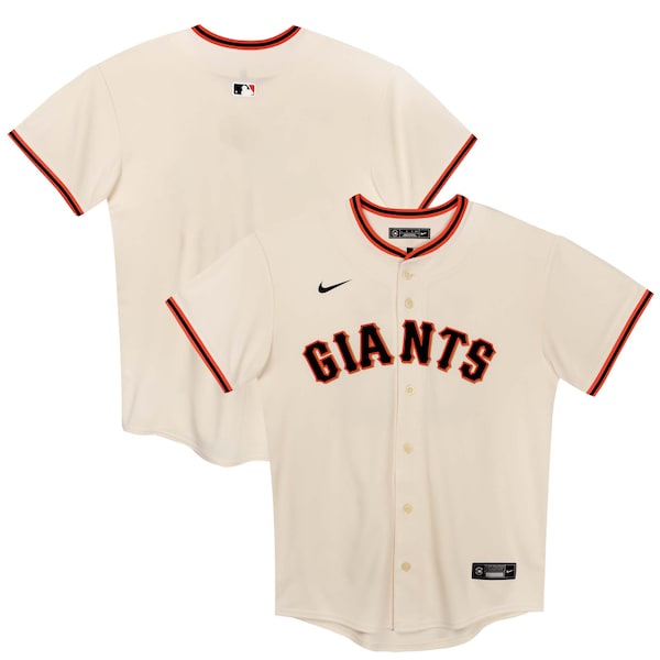 San Francisco Giants Nike Preschool Home Game Jersey - Cream