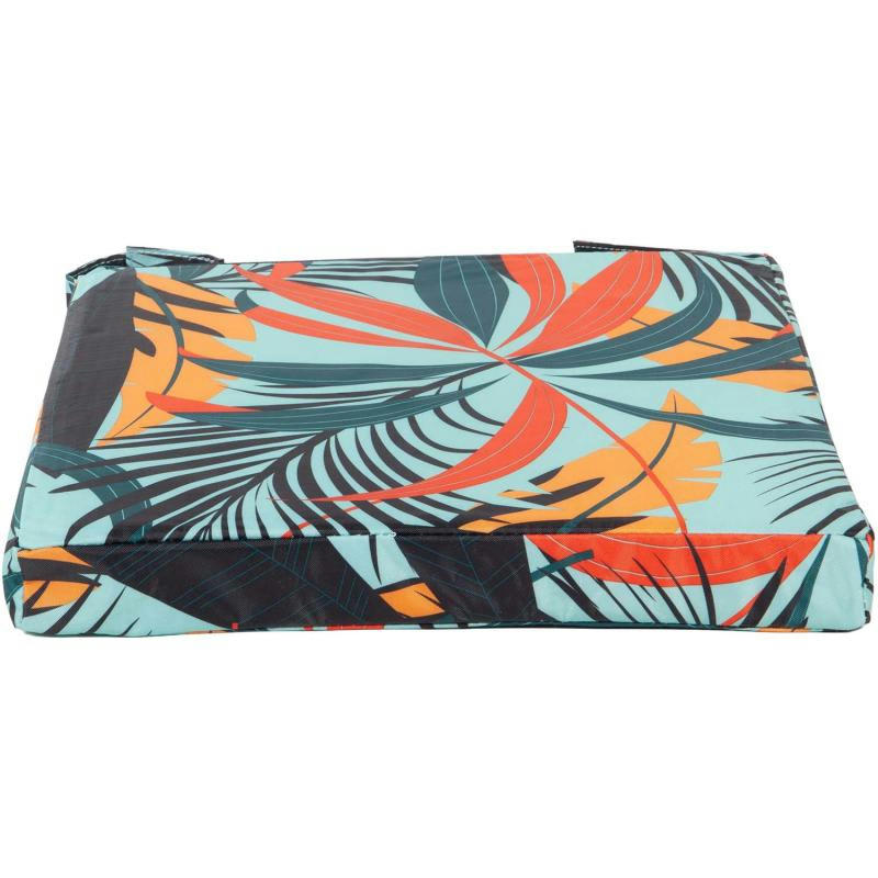 - Galette de chaise outdoor imprimée 38 x 38 cm (lot de 2) galapagos