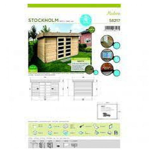Abri jardin bois 