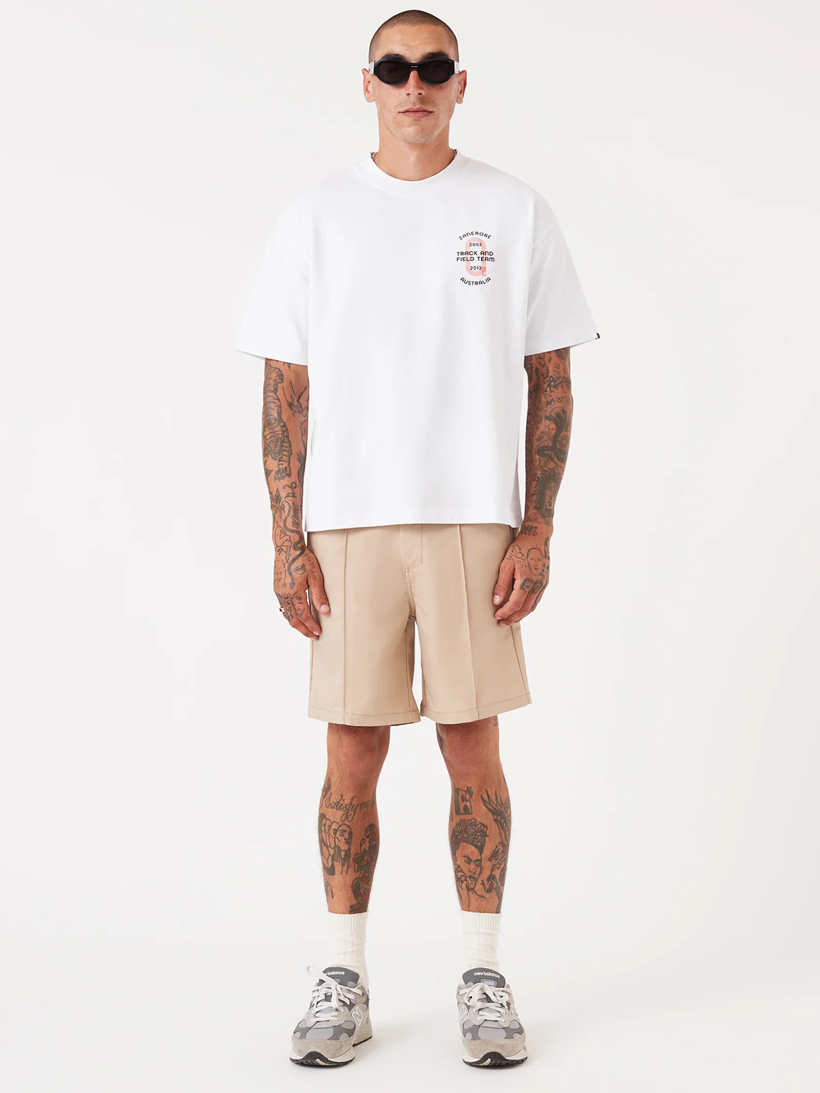 Track Team Box Crop Tee