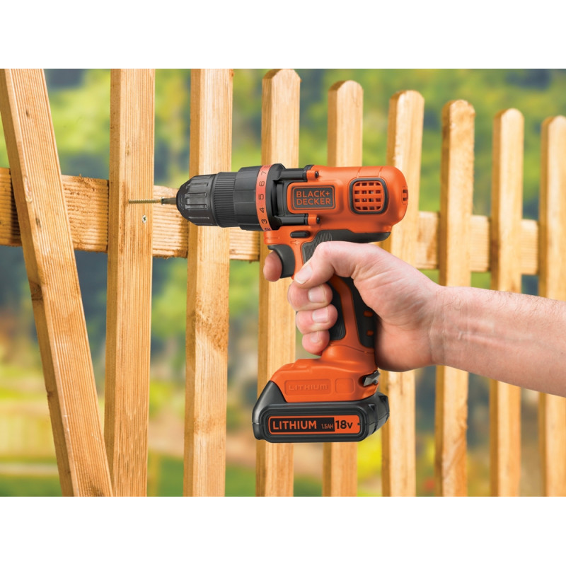 Perceuse visseuse sur batterie BDCDD18N-XJ 18 V BLACK DECKER