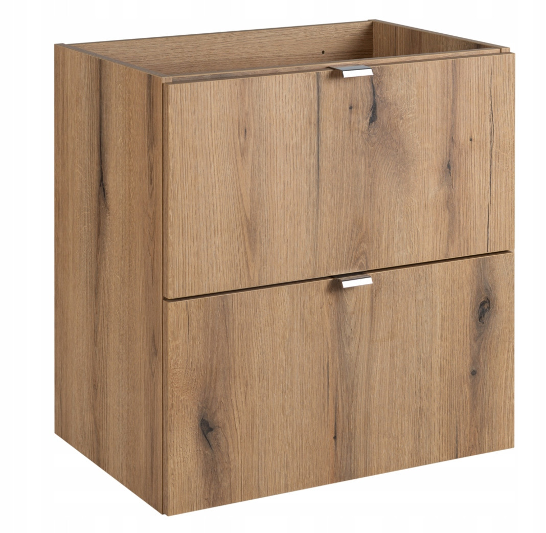 Szafka Łazienkowa Pod Umywalkę 50 cm DĄB Wisząca NOVA OAK