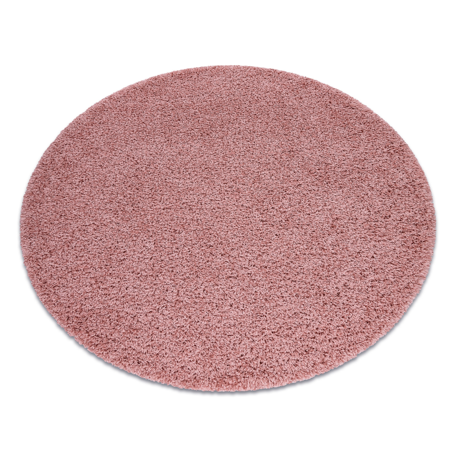 Dywan SOFFI shaggy 5cm różowy koło 80 cm