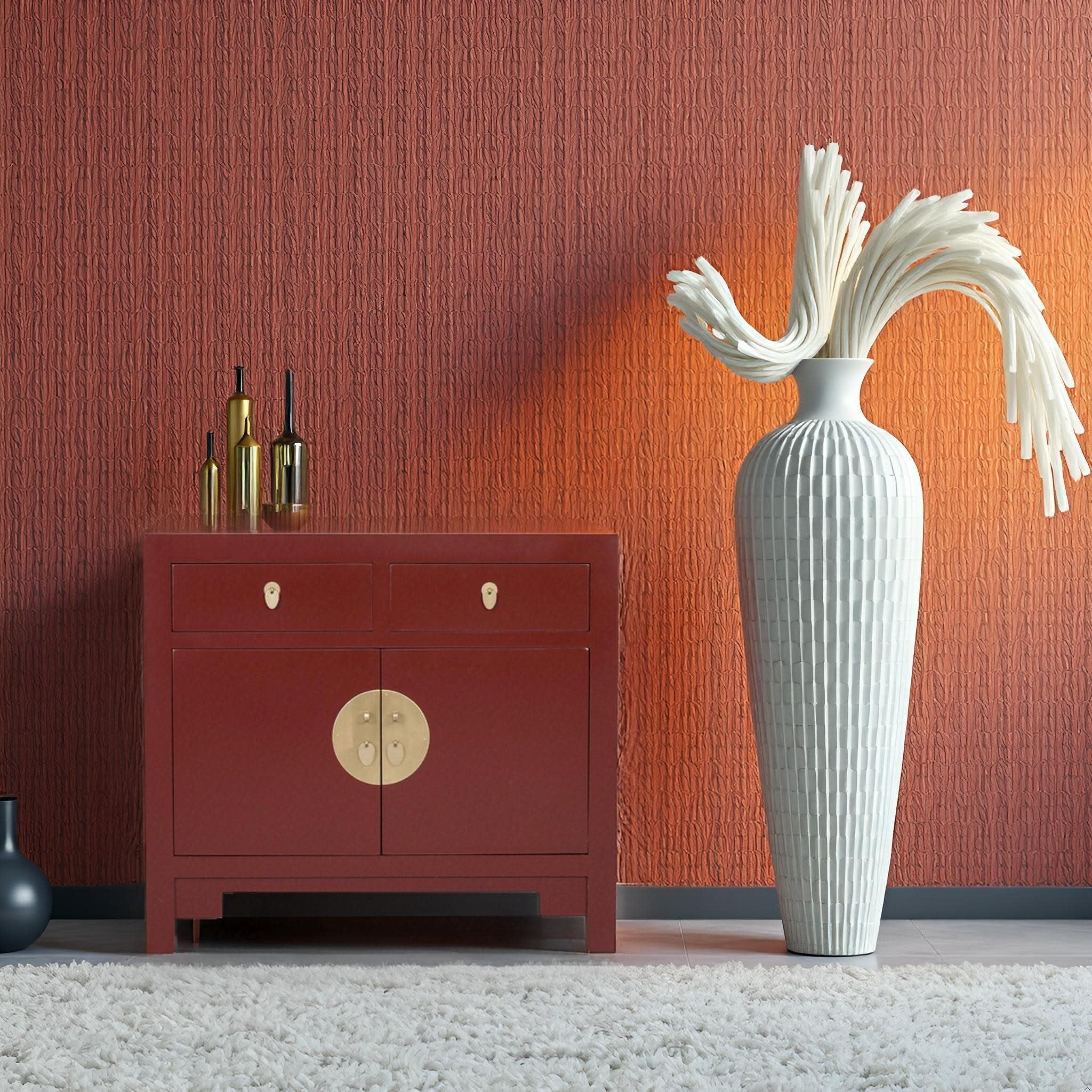 Fine Asianliving Chinese Kast Scarlet Rouge -