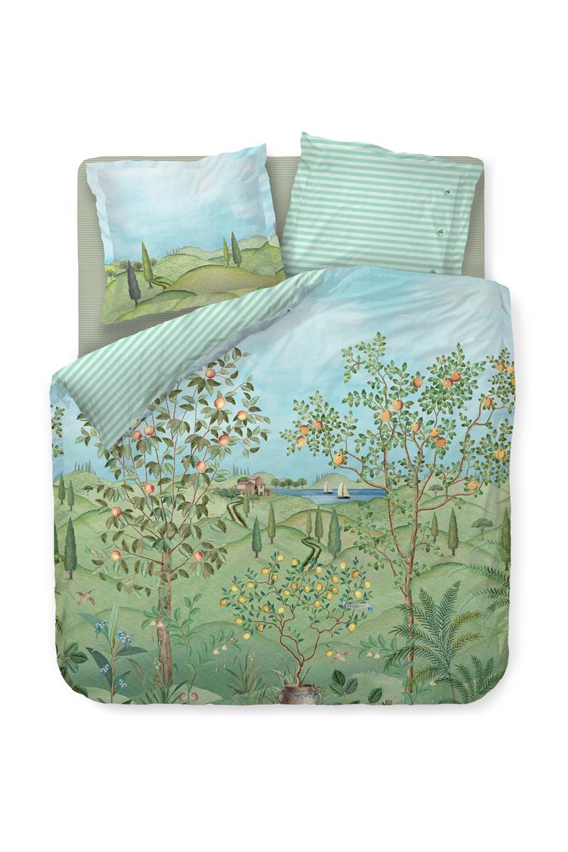 Pip Studio dekbedovertrek La Campagna - 240x200/220 cm - groen