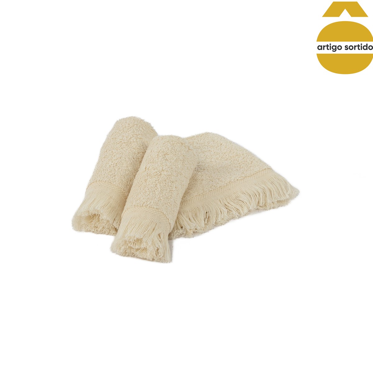 Conjunto de 3 toalhas de mão 30x30cm