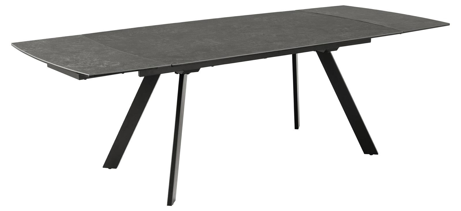 STÓŁ ROZKŁADANY Blackburn 160/240cm czarny CERAMICZNY