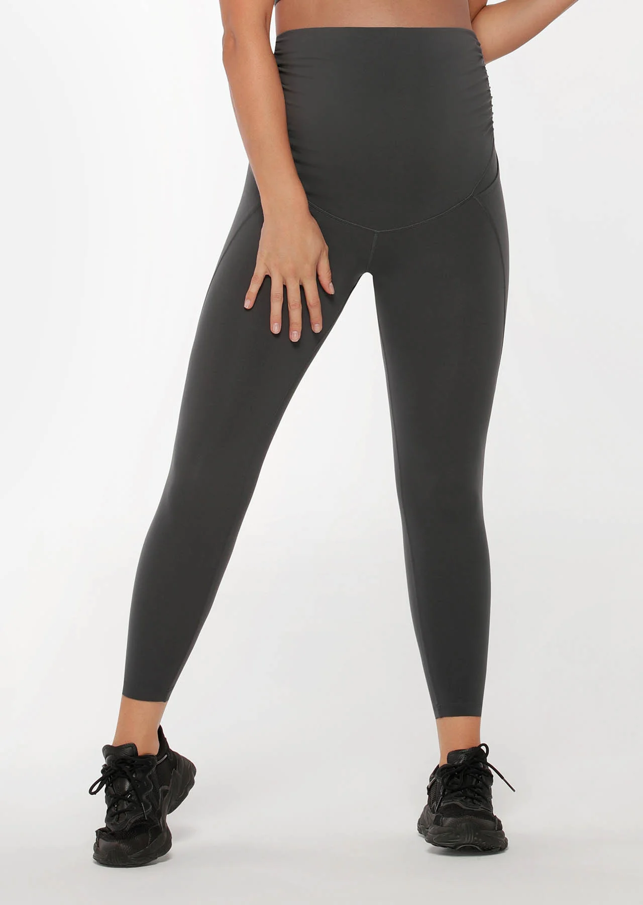 Full Coverage Maternity Phone Pocket Ankle Biter Leggings