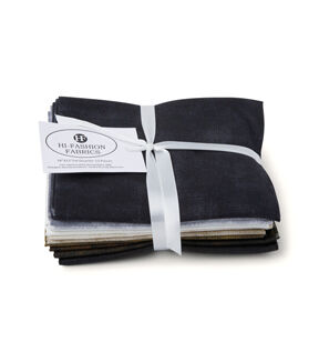 18 x 21 Brushstroke Neutral Cotton Fat Quarter Bundle 12pc