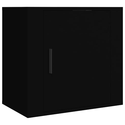NNEVL Wall-mounted Bedside Cabinets 2 pcs Black 50x30x47 cm