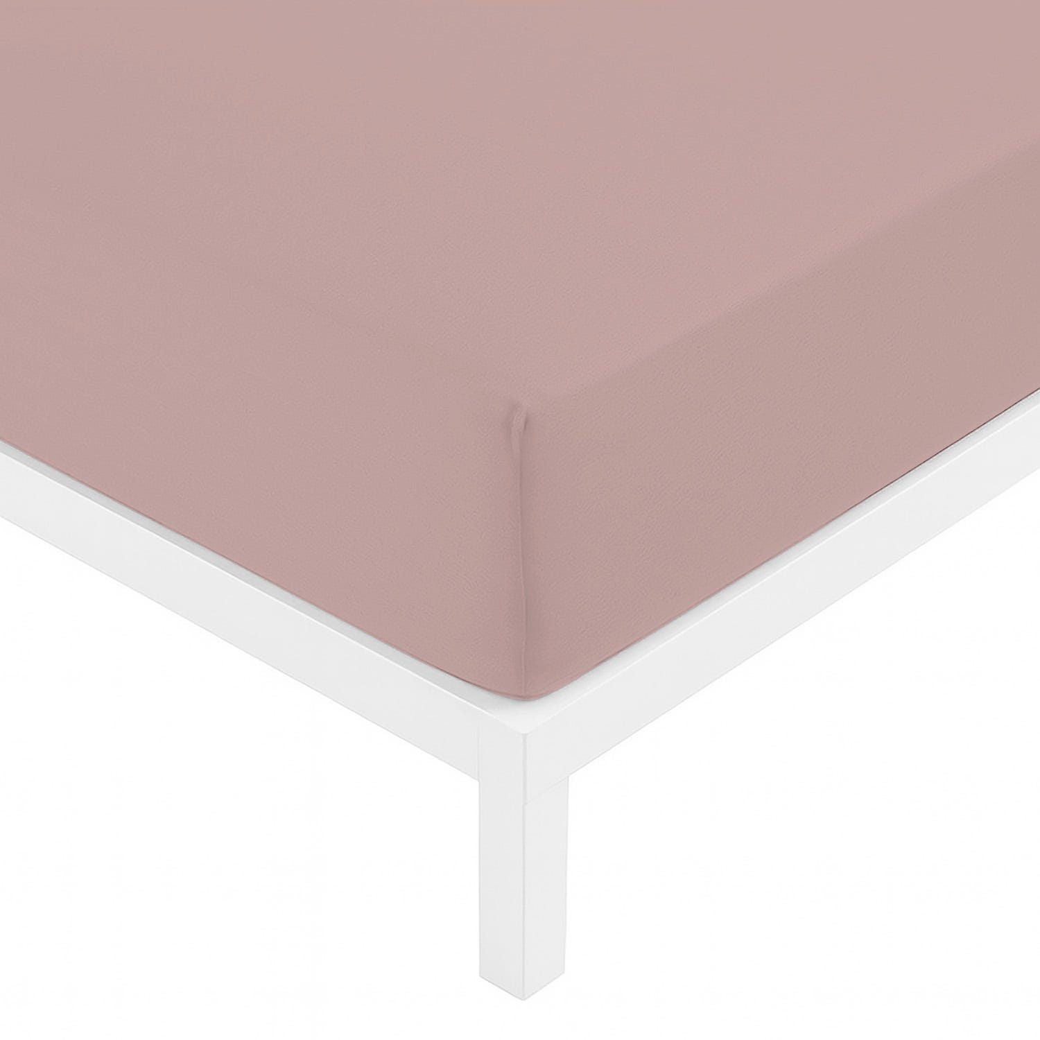 Lenzuolo con angoli matrimoniale rosa Datex