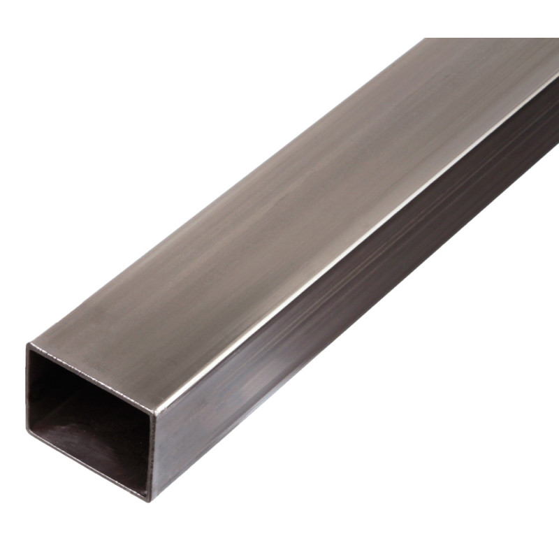 Tube rectangulaire en acier 40 x 30 x 1,5 mm 1 m ALBERTS