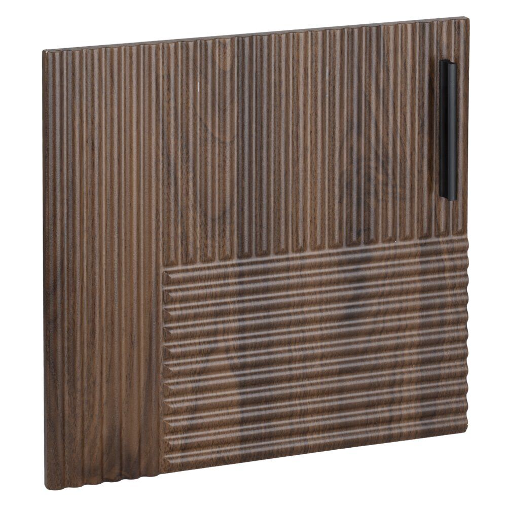 Set de 3 portes pour meuble Cube box 32x32cm bois marron