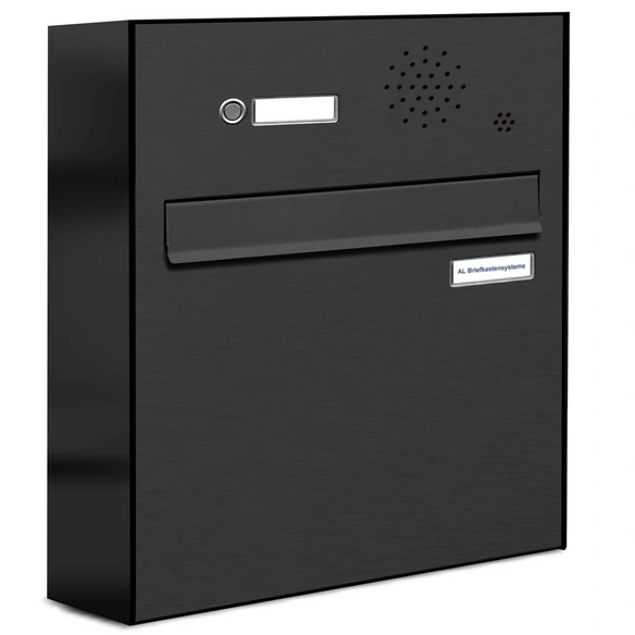 Briefkasten, Parteien: 1, Zaundurchwurf, BxHxT: 38,5 x 45,6 x 11,6 cm