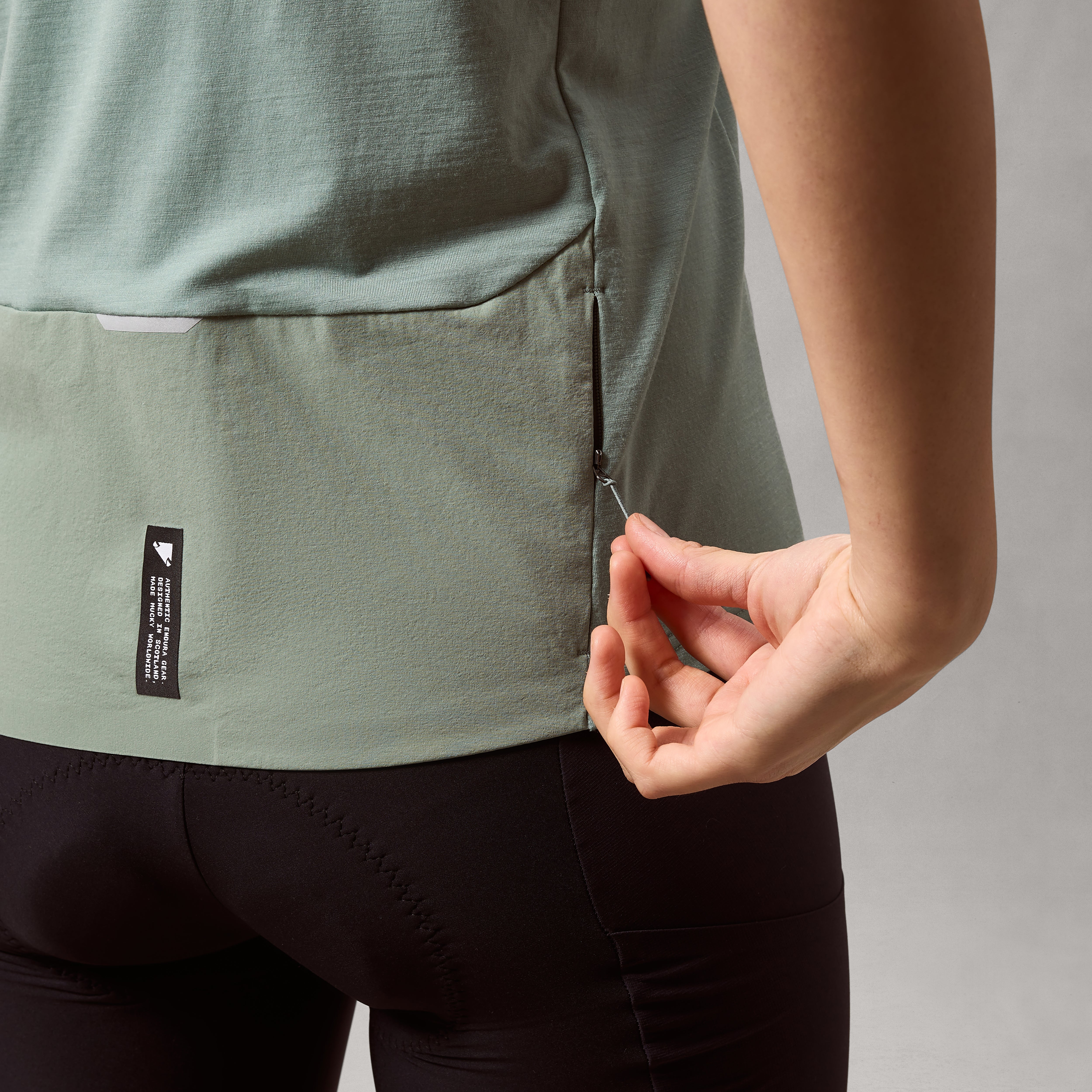 Women's AllTrack Ride S/S Tech Tee - Sage Green
