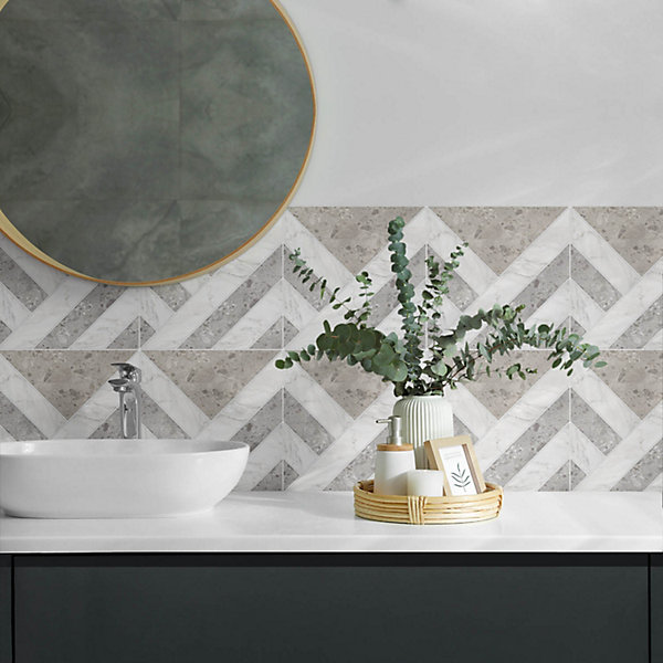 Panneau Décoratif Mural Wallfluent 100x50 cm Motif Floral Dans Un Cadre 1 pièce