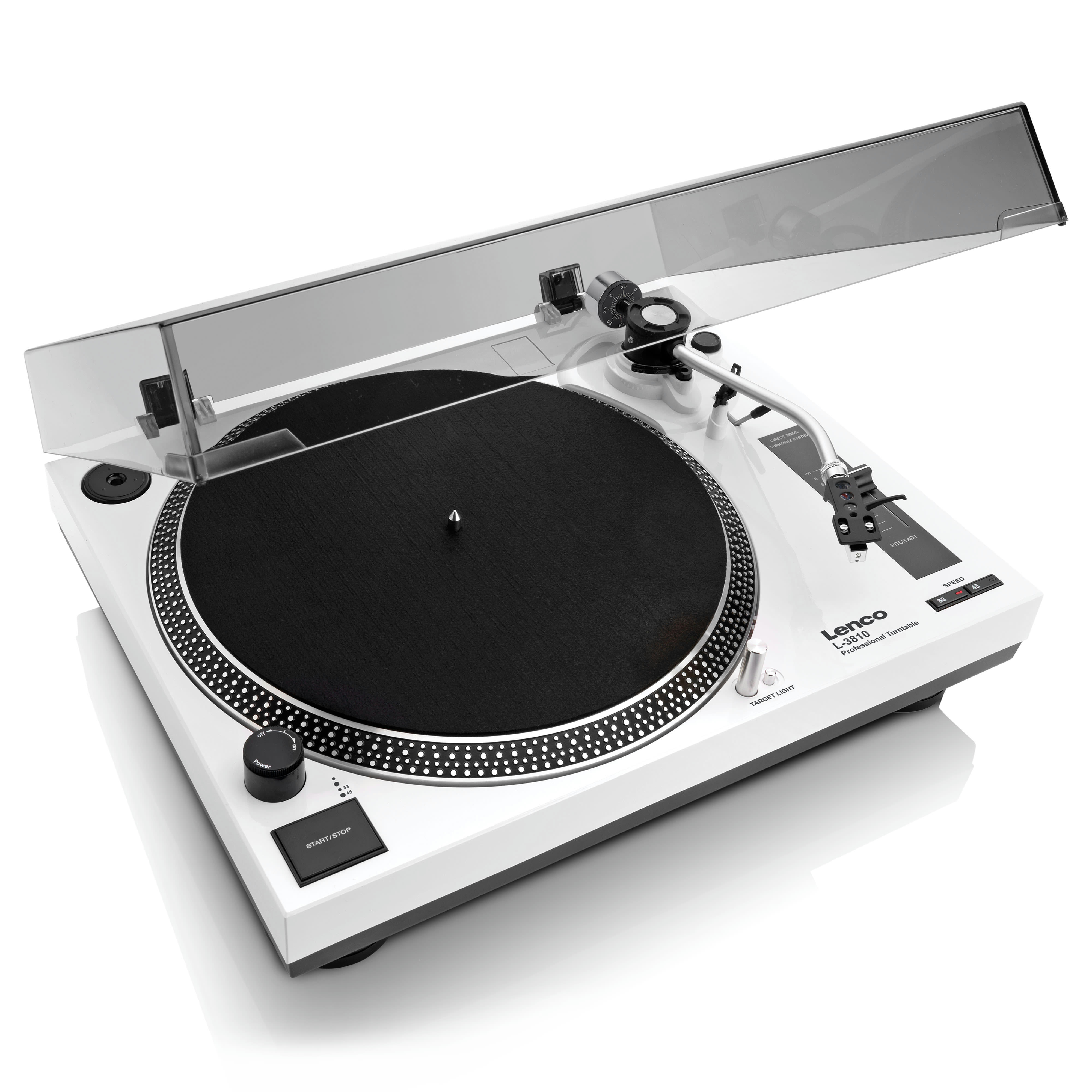 - Platine à entraînement direct avec encodage usb/pc blanc