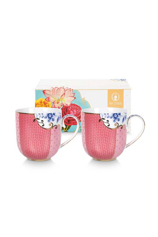 Pip Studio Mokken - Royal - Oudroze - 200ml - Set van 2
