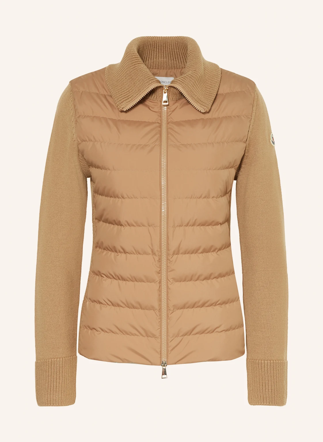 MONCLER Daunenjacke im Materialmix