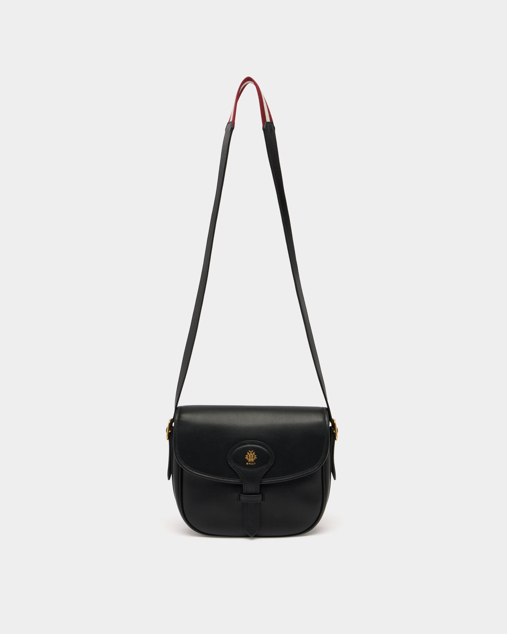 Umhängetasche Beckett aus Leder in Schwarz
