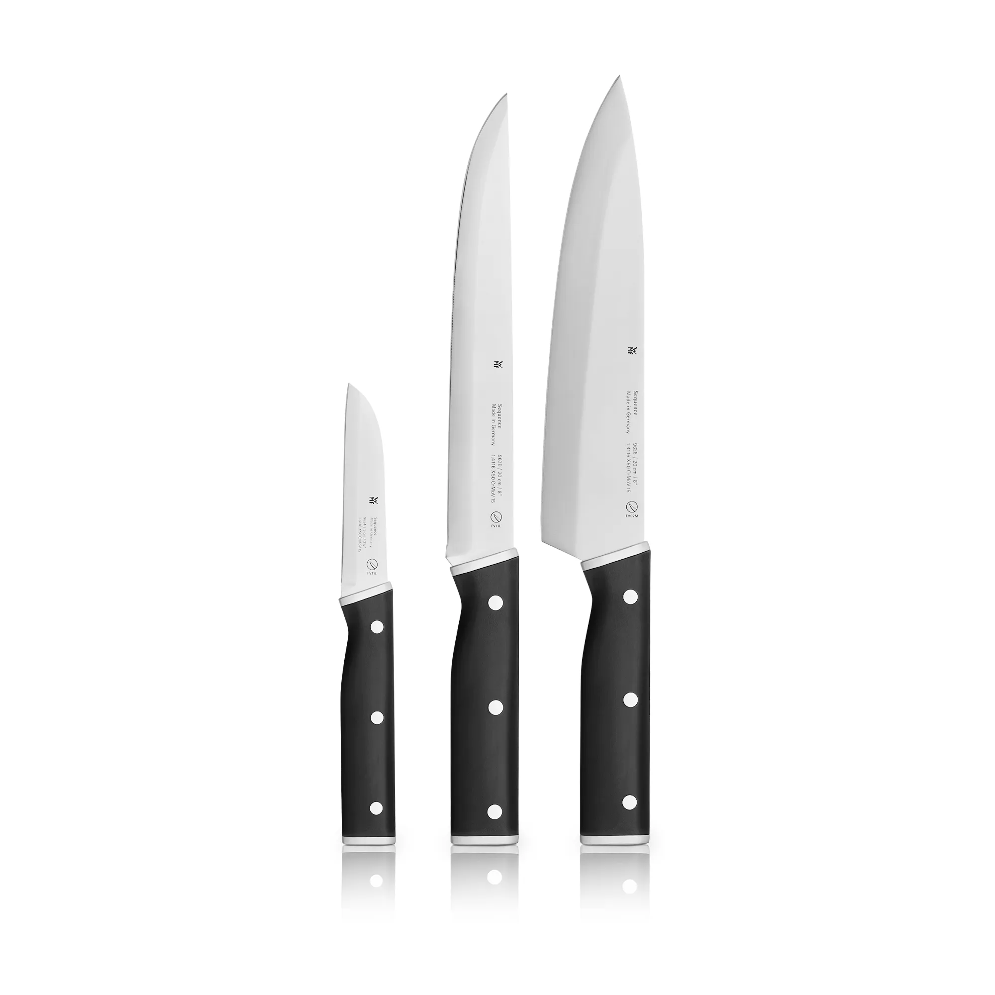 Sequence knife value set*, 3-pieces