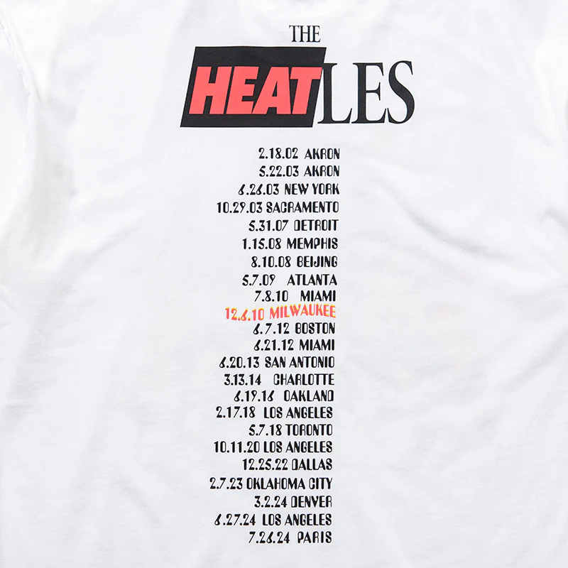 Nike LeBron Tee 'Heat Wave' - White