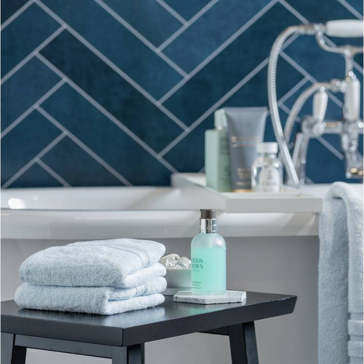 Habitat Supersoft Cotton Tufted Face Cloth - Blue