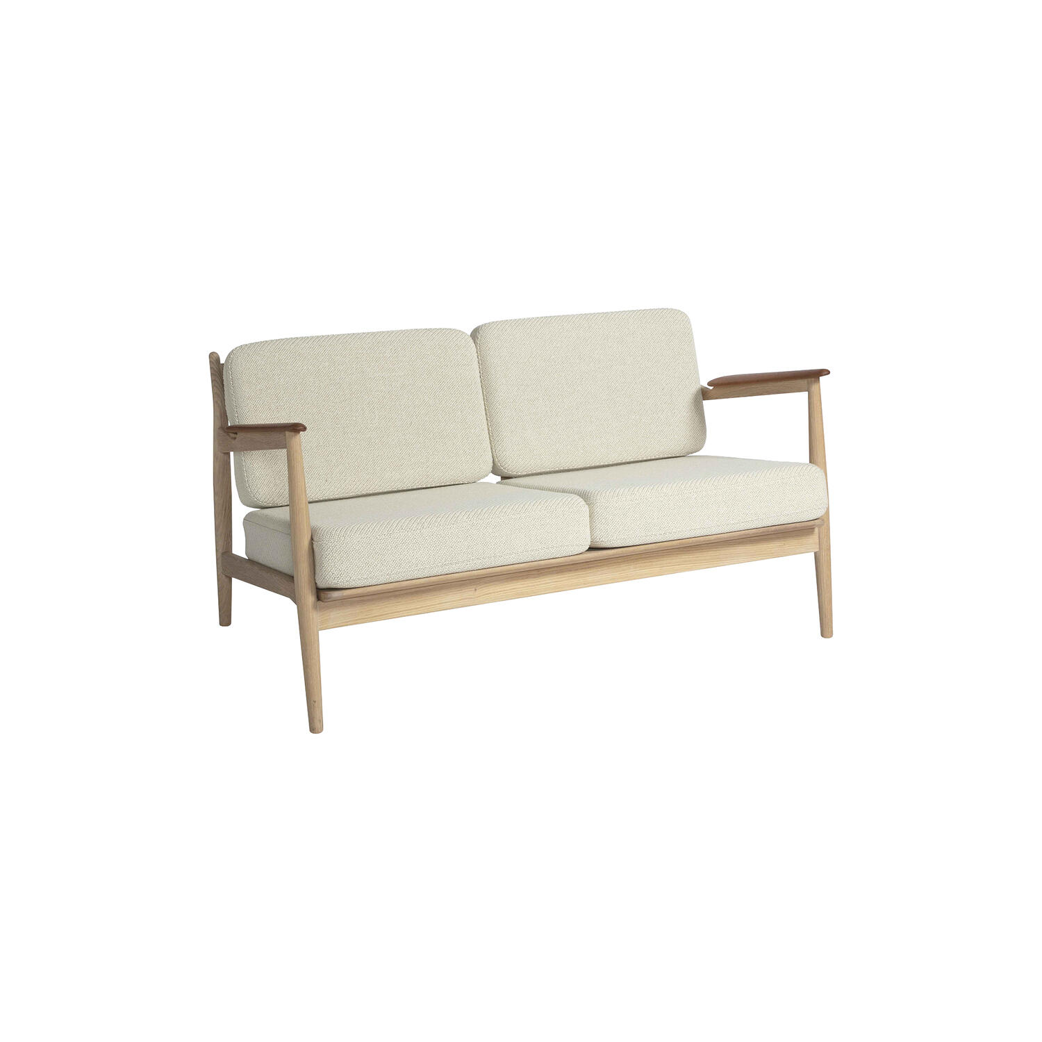 Model 107 2-pers. sofa, hvid