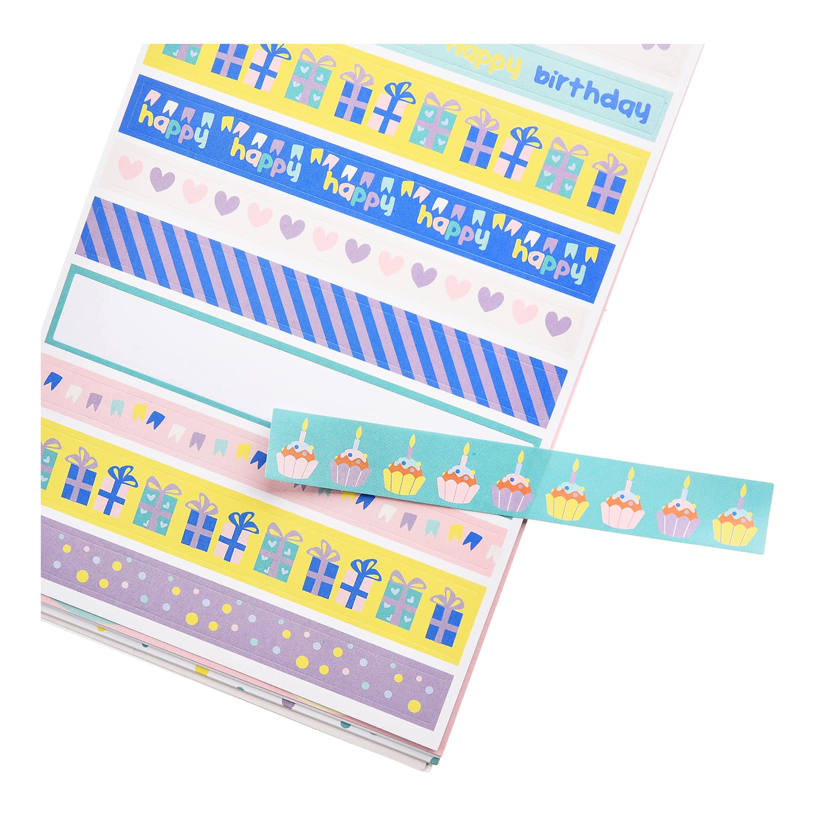 Stickerbuch Tierparty Bunt, 12 -tlg.
