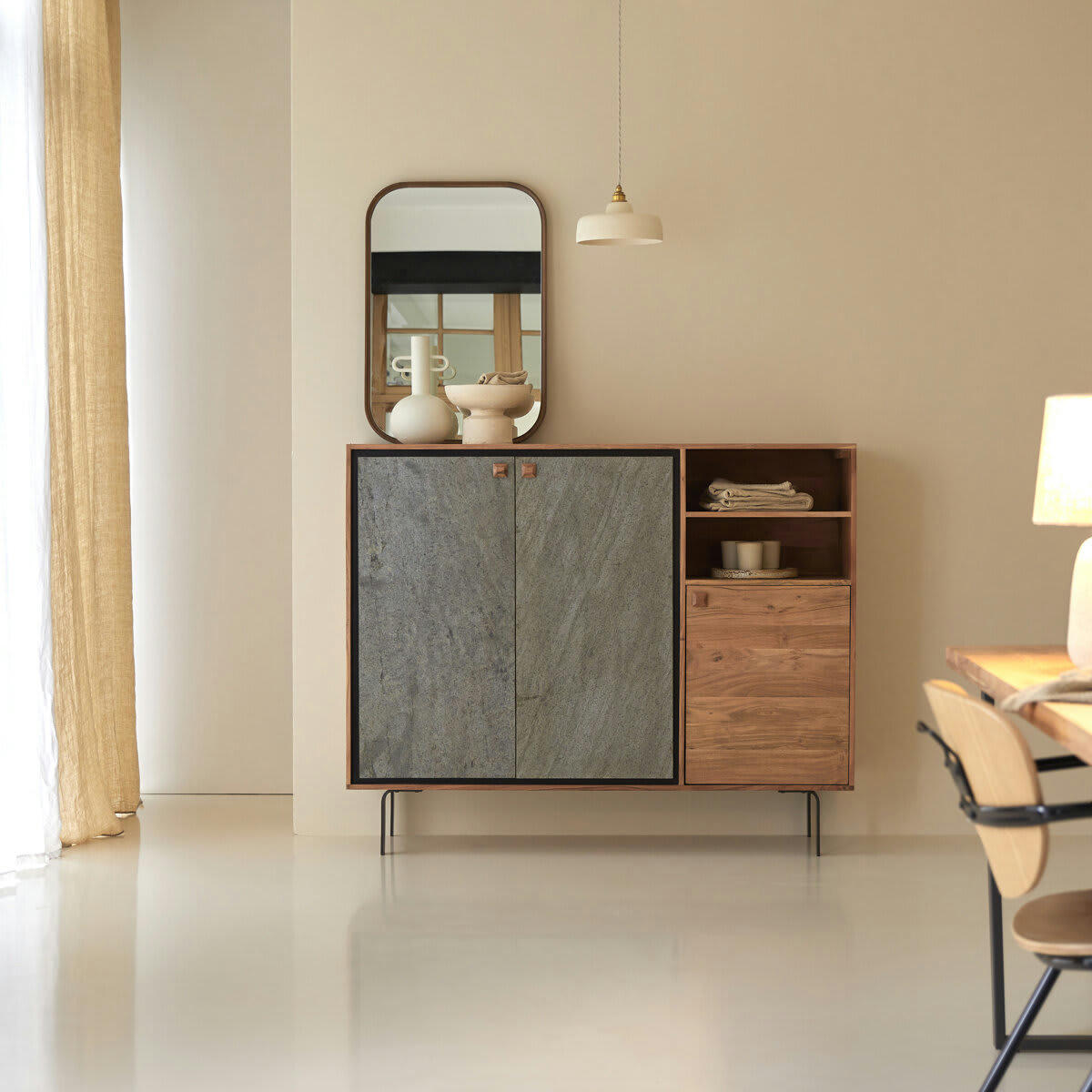 TEMIS - Buffet en acacia 150 cm