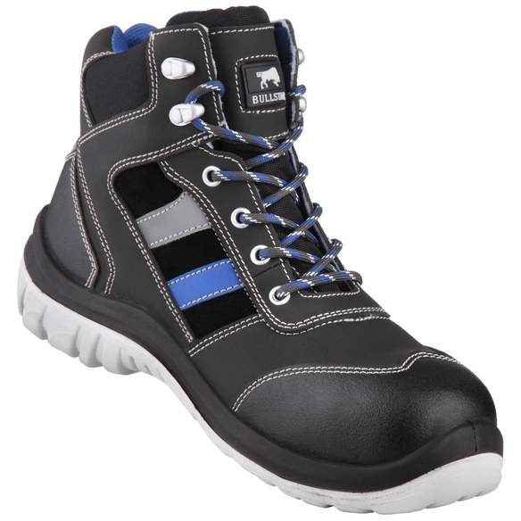 Sicherheitsstiefel »EVO«, blau/schwarz, Leder/Polyester